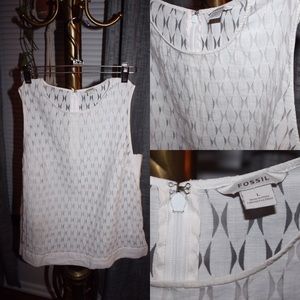 Fossil simple patterned tank